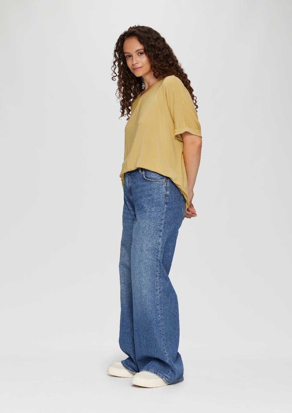 S.Oliver Loose-Fit-Shirt Im Lyocellmix