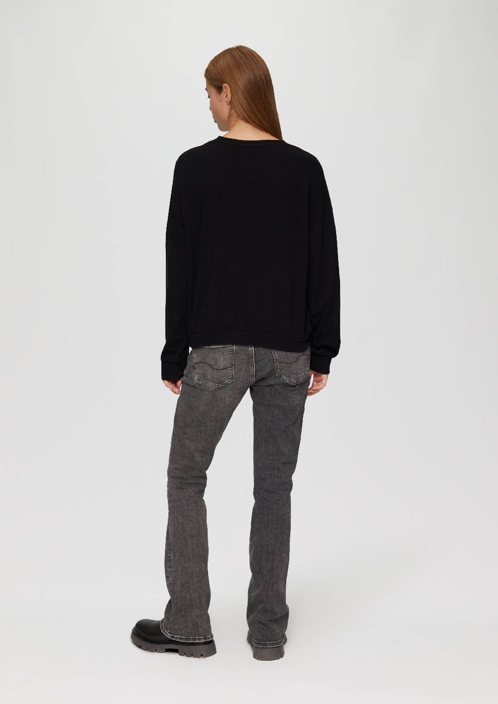 S.Oliver Loose Fit-Sweatshirt Mit Struktur