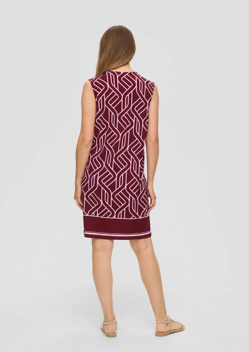 S.Oliver Luftiges Jerseykleid Mit Print