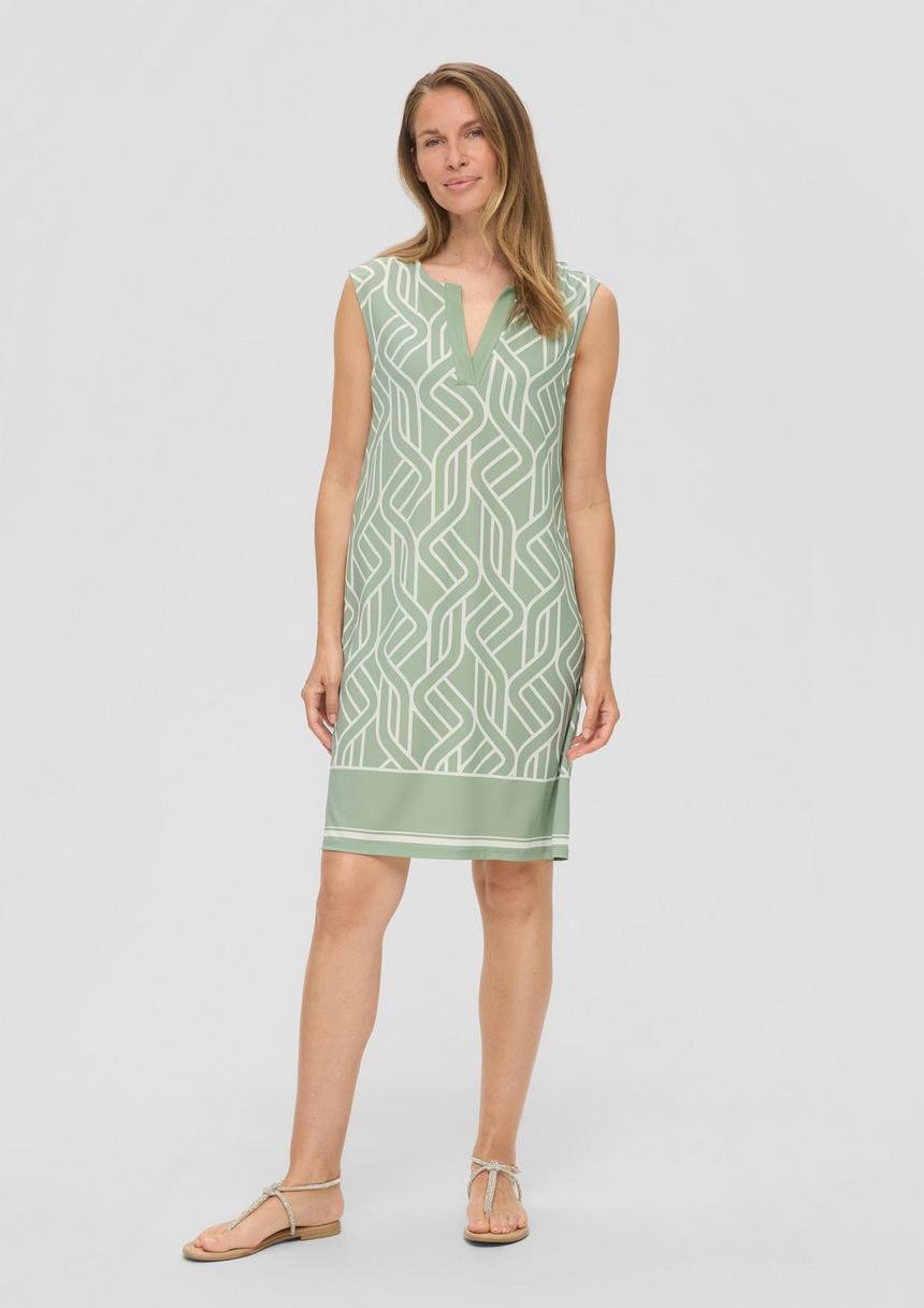 S.Oliver Luftiges Jerseykleid Mit Print