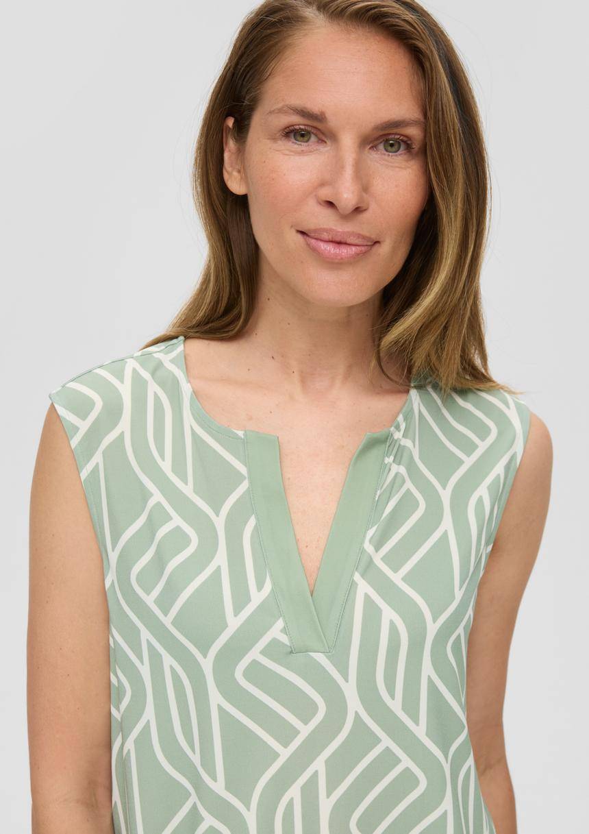 S.Oliver Luftiges Jerseykleid Mit Print