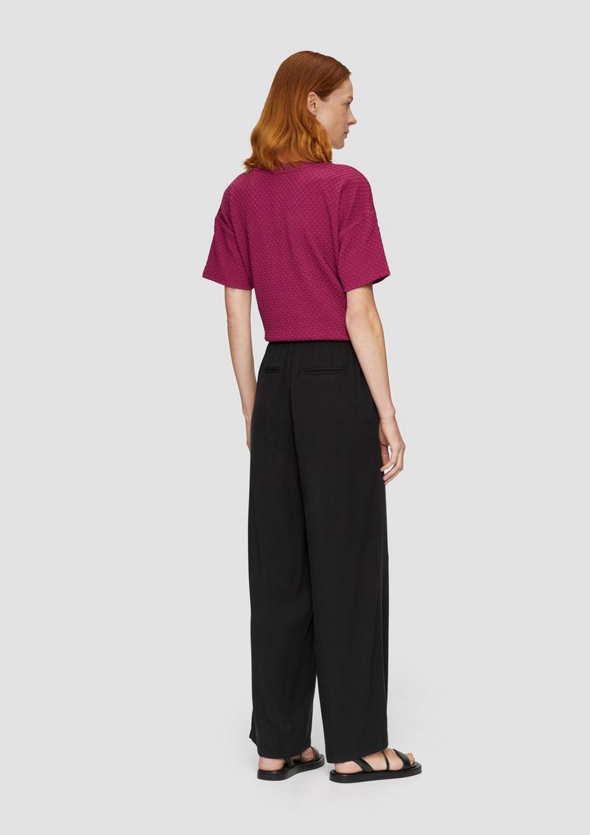S.Oliver Lyocellhose Mit Weitem Bein