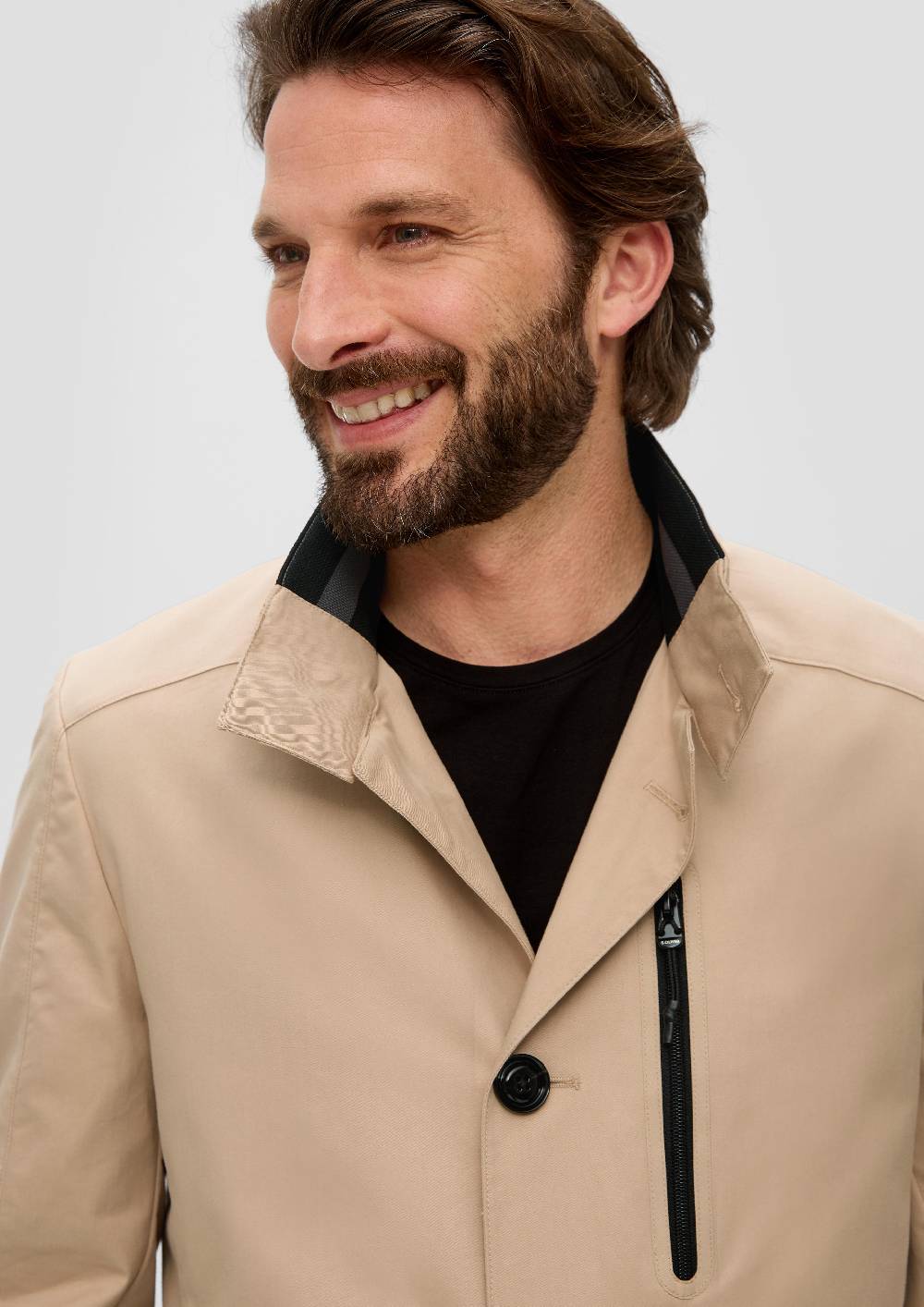 S.Oliver Mantel Aus Baumwollmix