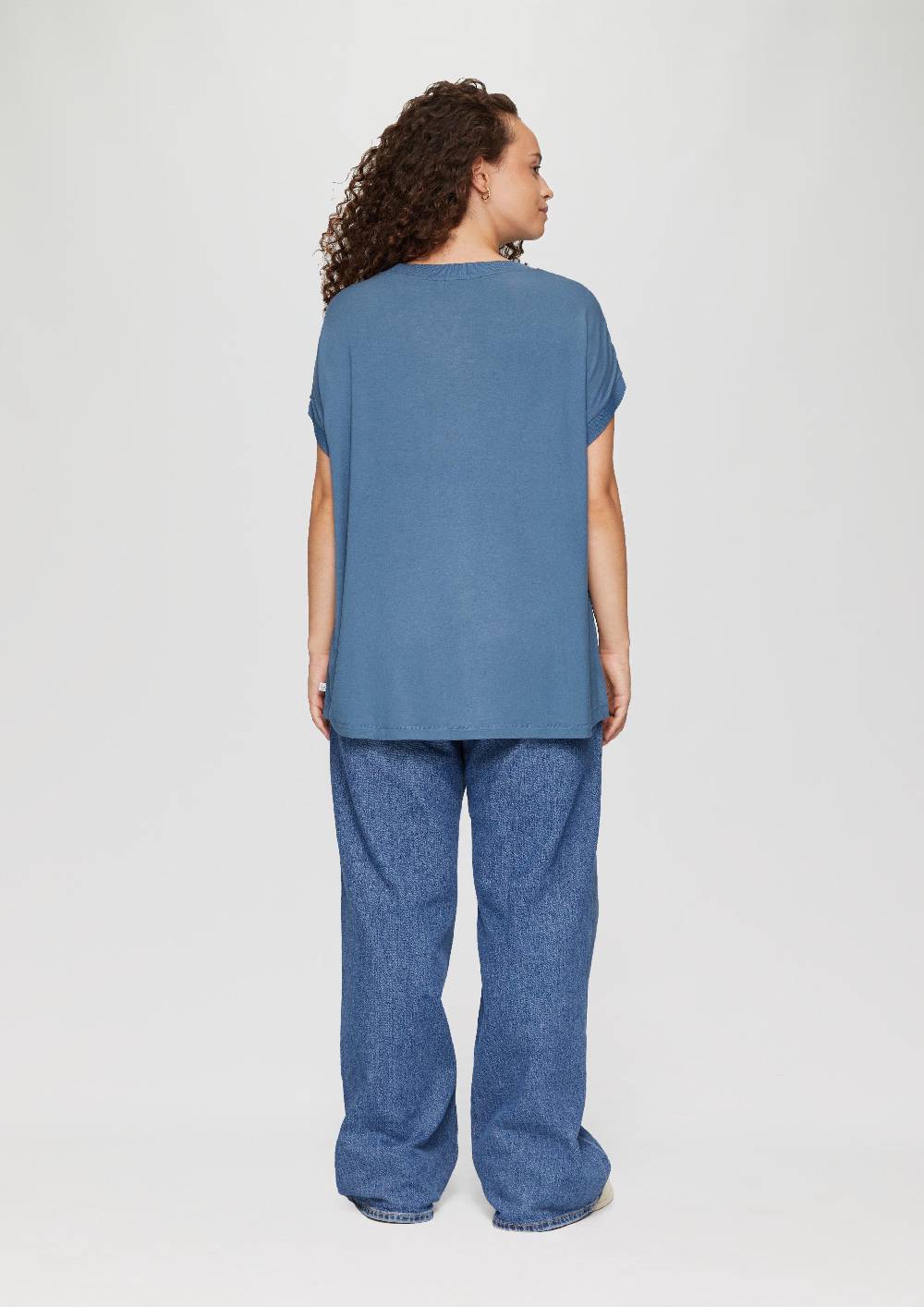 S.Oliver Materialmix-T-Shirt Im Loose Fit