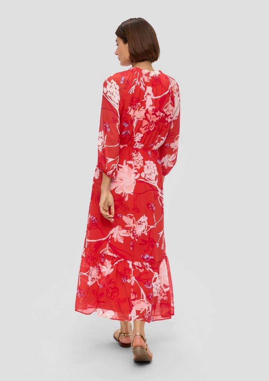 S.Oliver Maxikleid Aus Chiffon