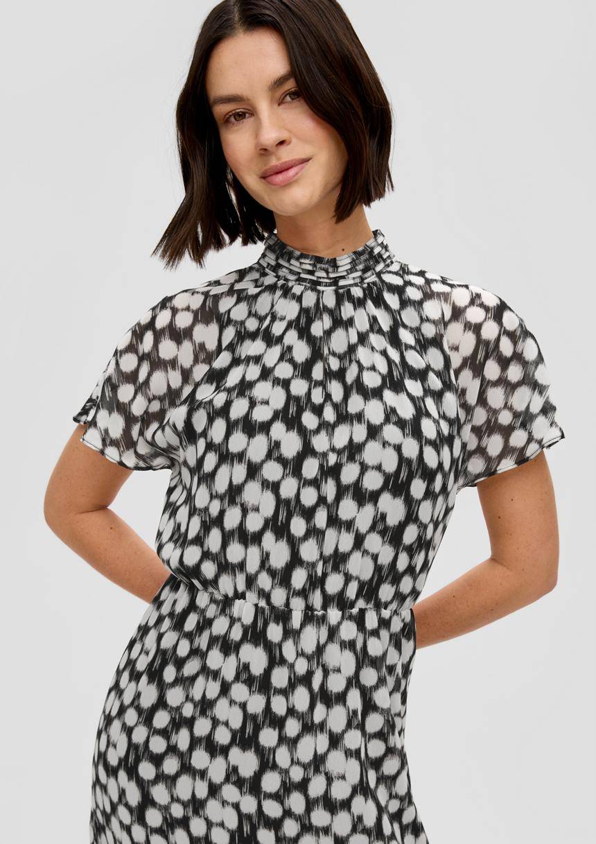 S.Oliver Maxikleid Mit All-over-Print