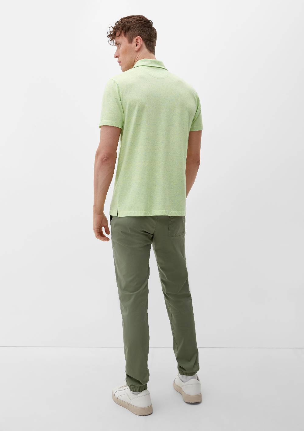 S.Oliver Meliertes Poloshirt