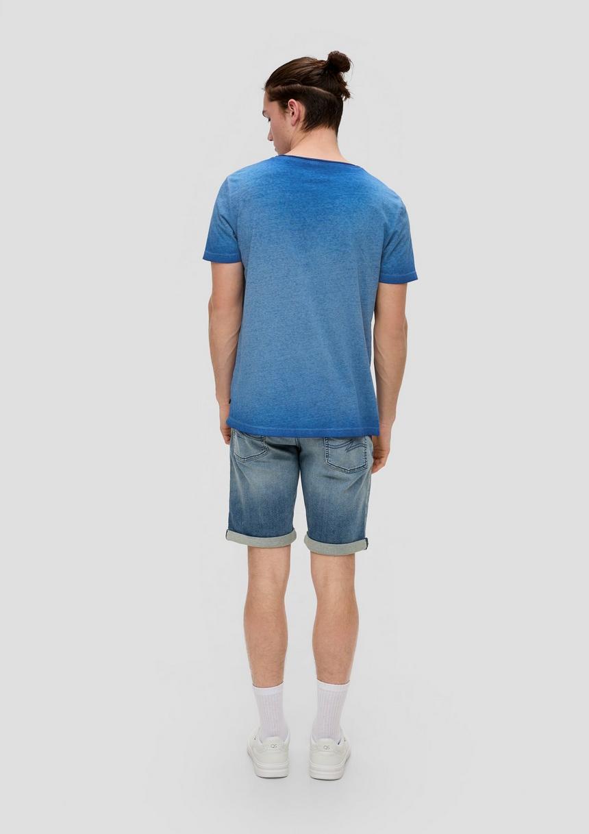 S.Oliver Meliertes T-Shirt Aus Baumwollmix