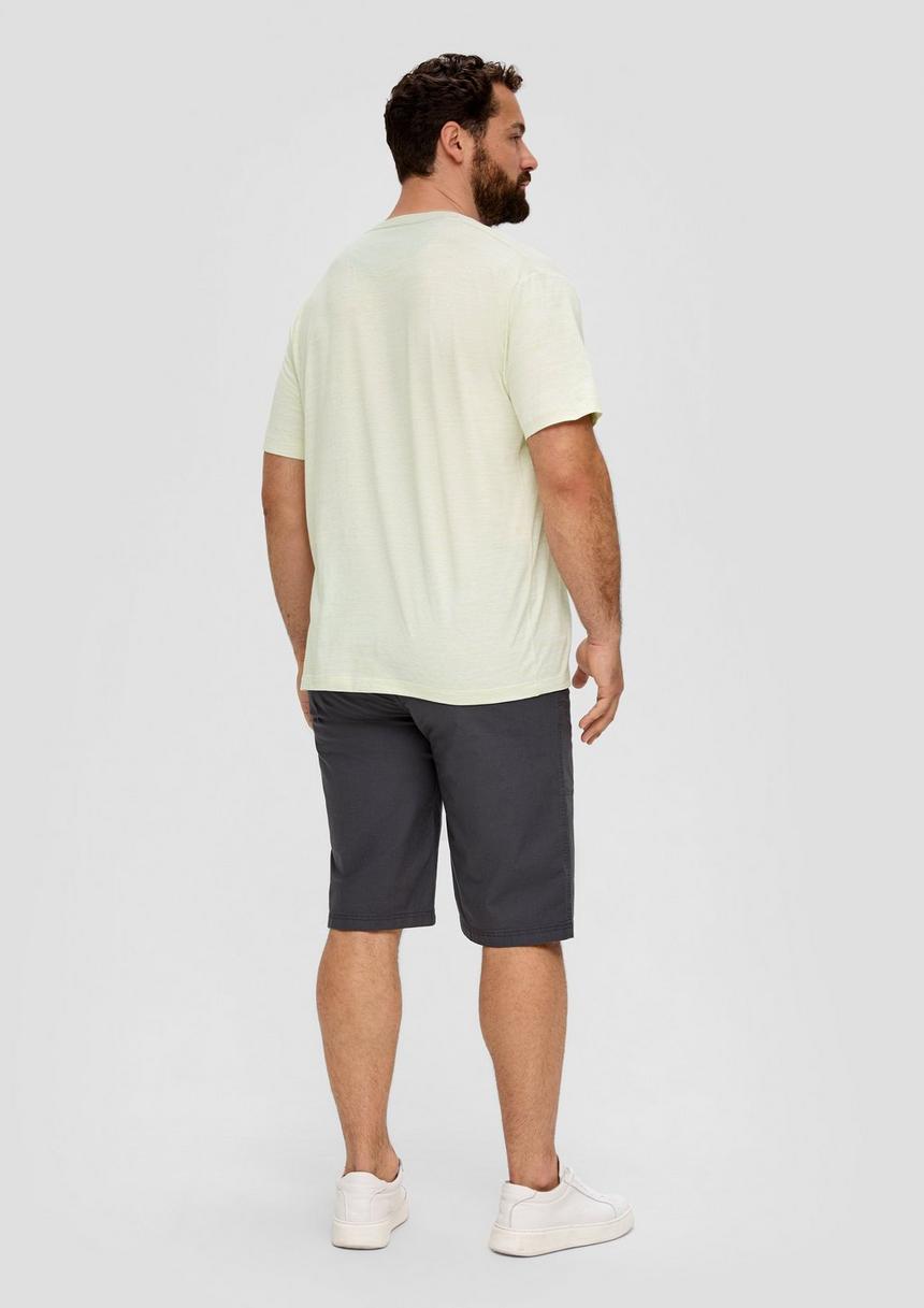 S.Oliver Meliertes T-Shirt Mit V-Ausschnitt
