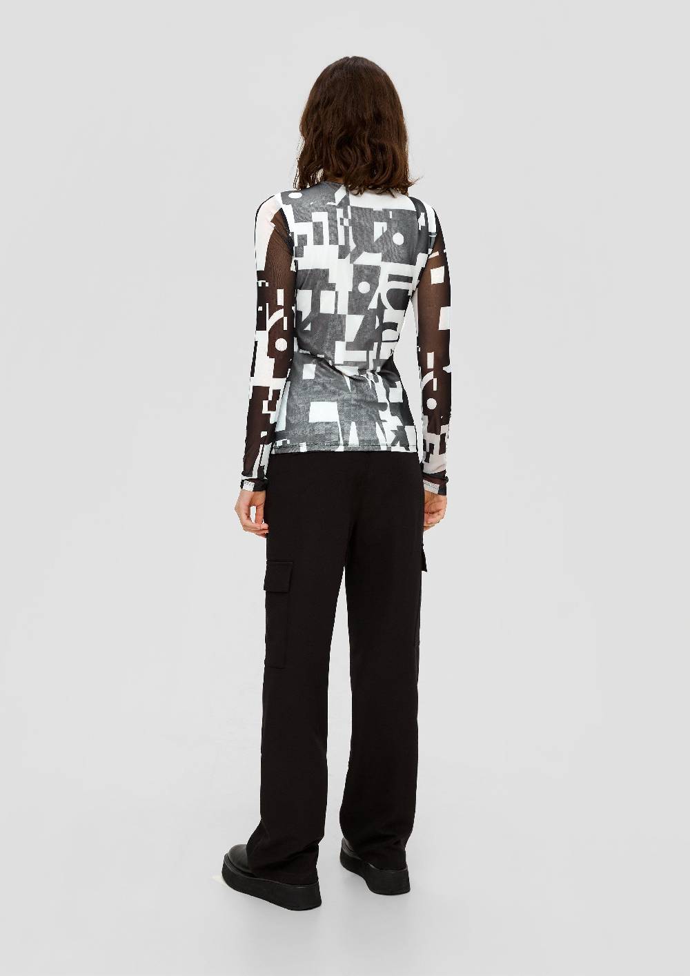S.Oliver Mesh-Shirt Mit All-over-Print