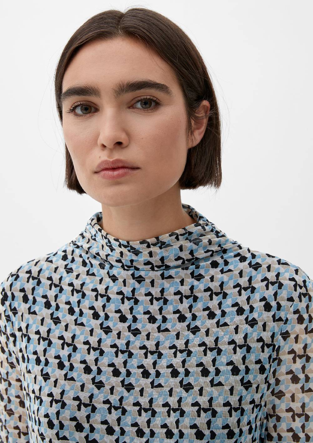 S.Oliver Meshkleid Mit Allovermuster