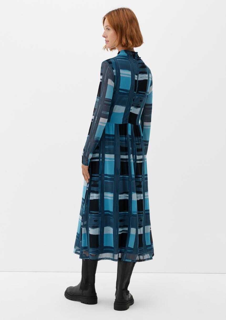 S.Oliver Meshkleid Mit Allovermuster