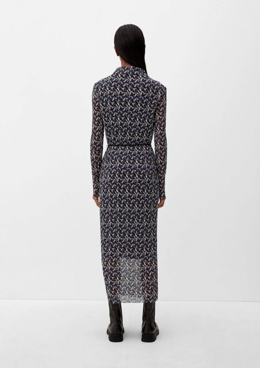 S.Oliver Meshkleid Mit Faltenstruktur