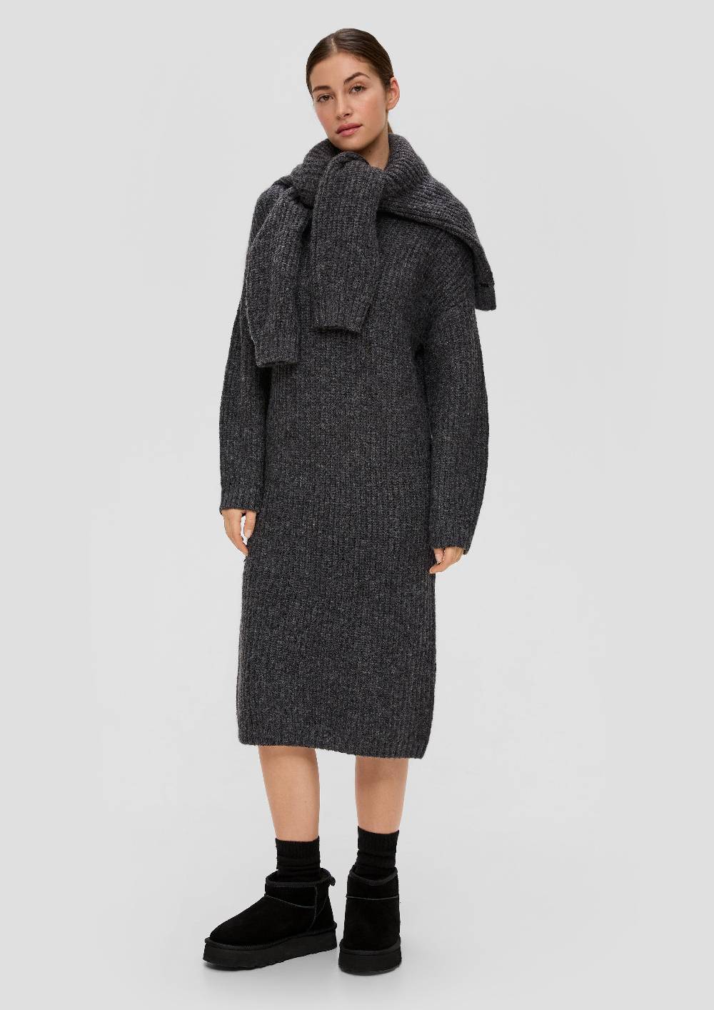 S.Oliver Midi-Kleid Aus Strick