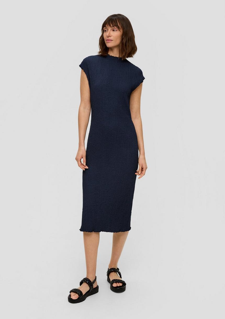 S.Oliver Midikleid Aus Jersey Im Slim Fit