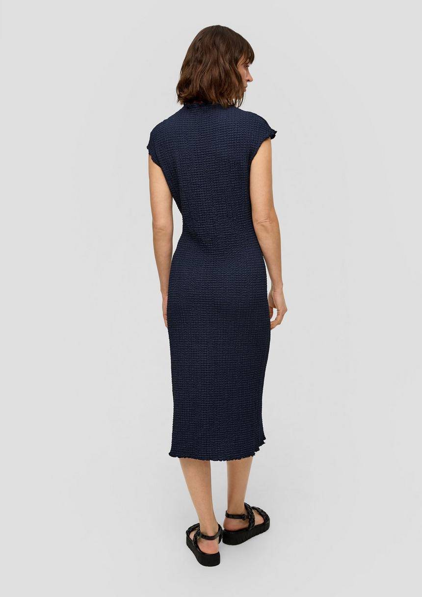 S.Oliver Midikleid Aus Jersey Im Slim Fit