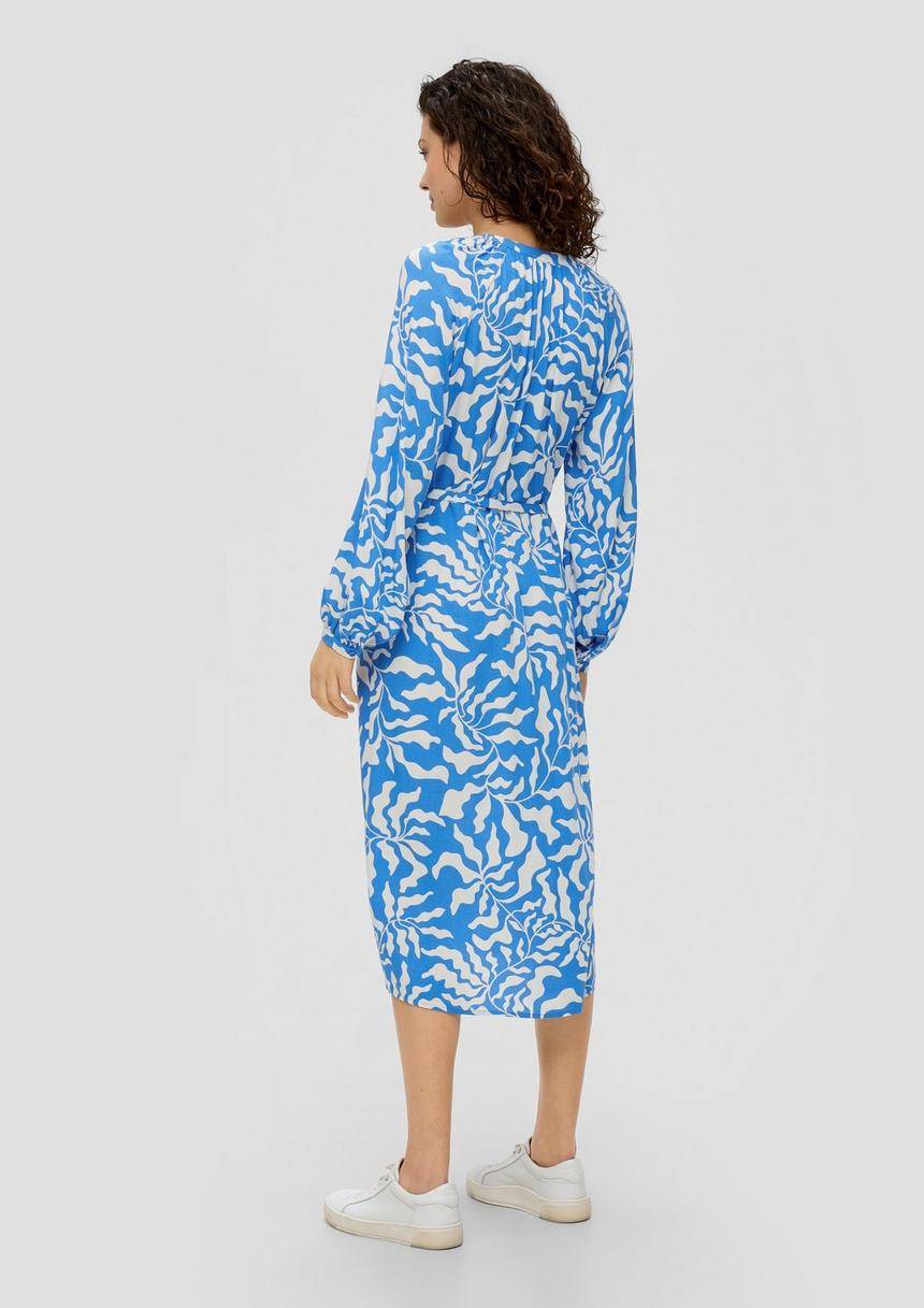 S.Oliver Midikleid Aus Reiner Viskose