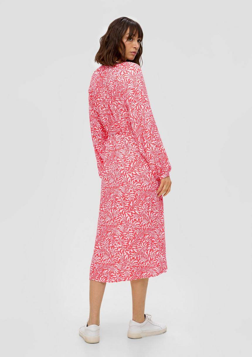 S.Oliver Midikleid Aus Reiner Viskose