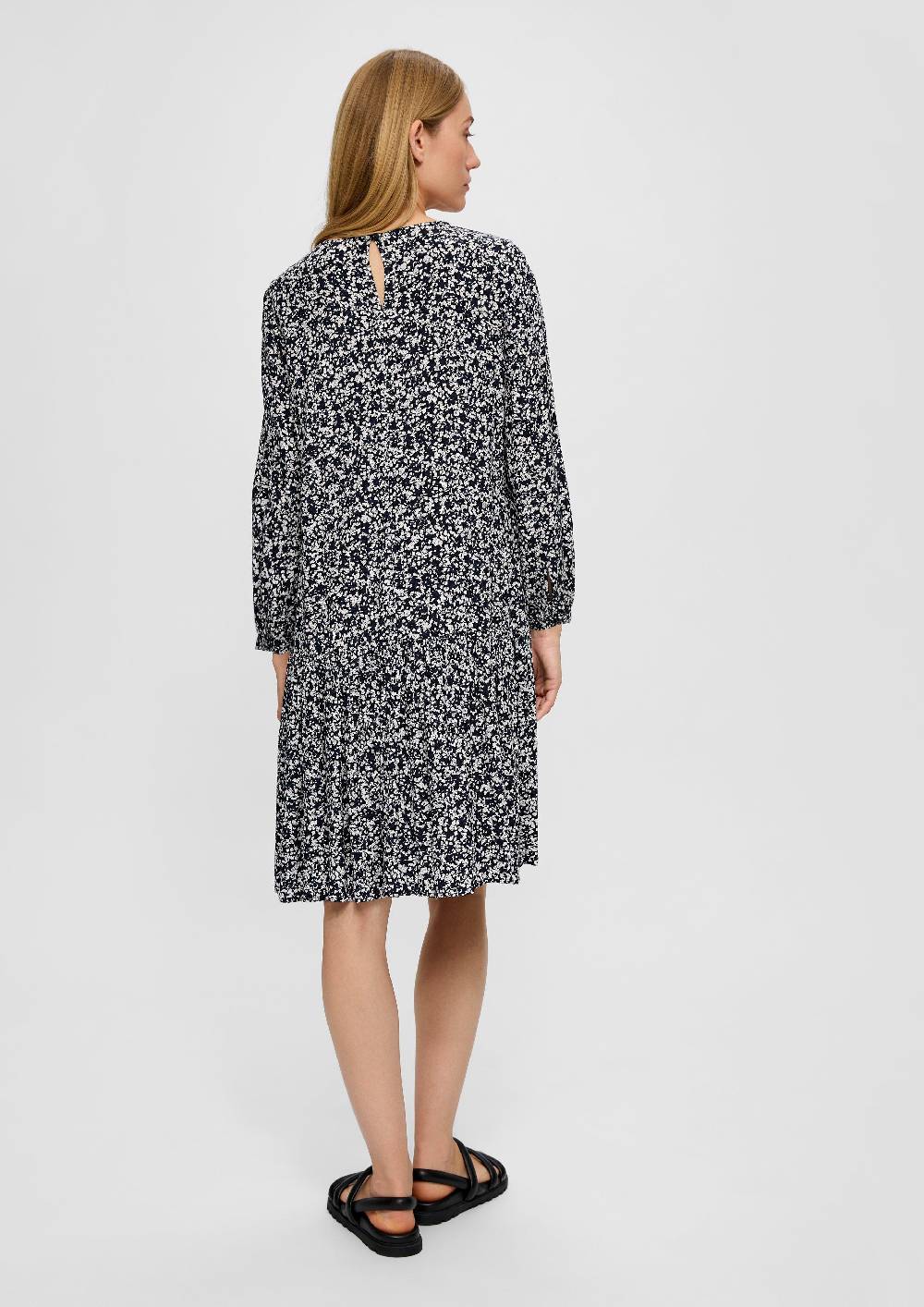 S.Oliver Midikleid Aus Viskose