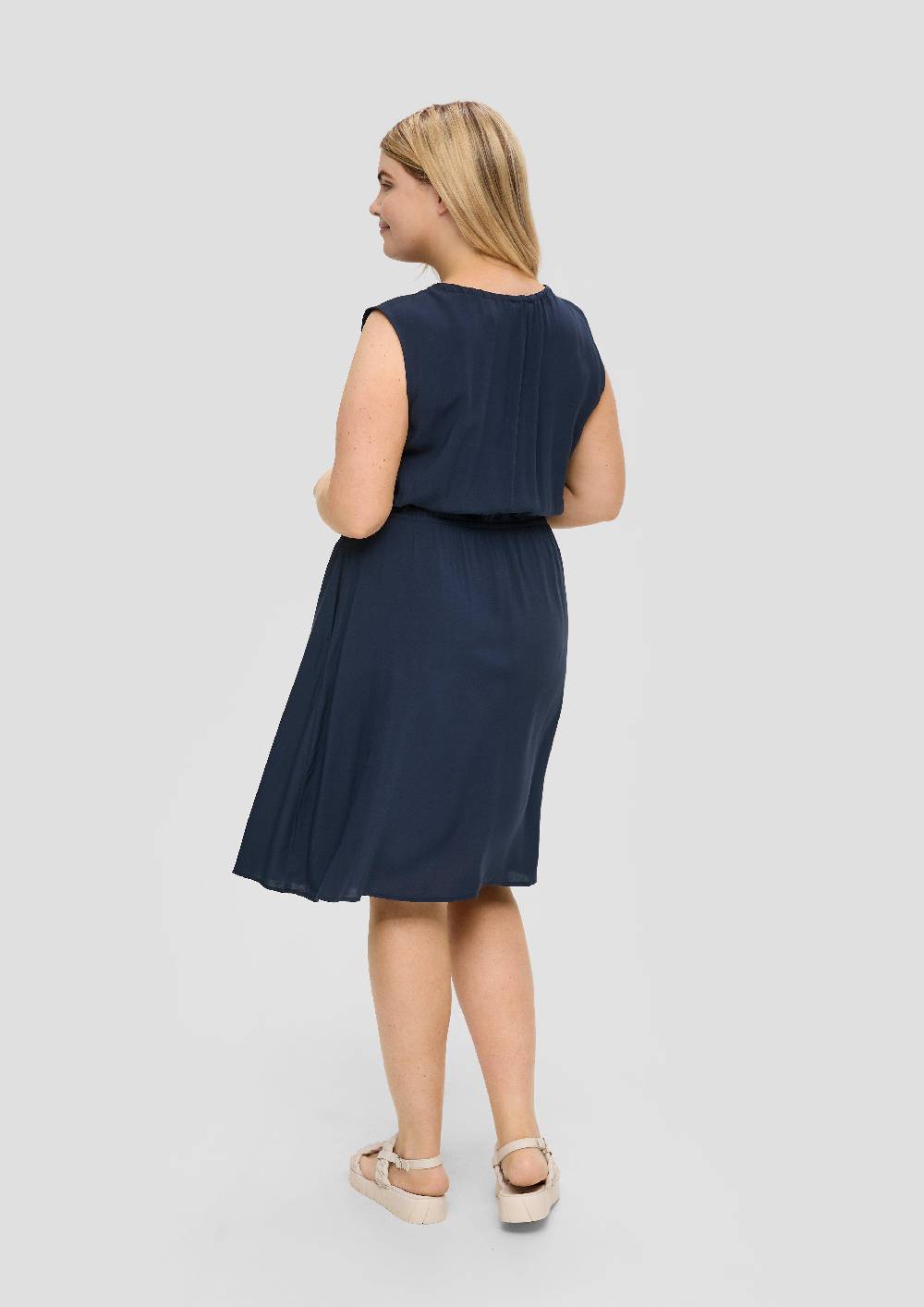 S.Oliver Midikleid Aus Viskose