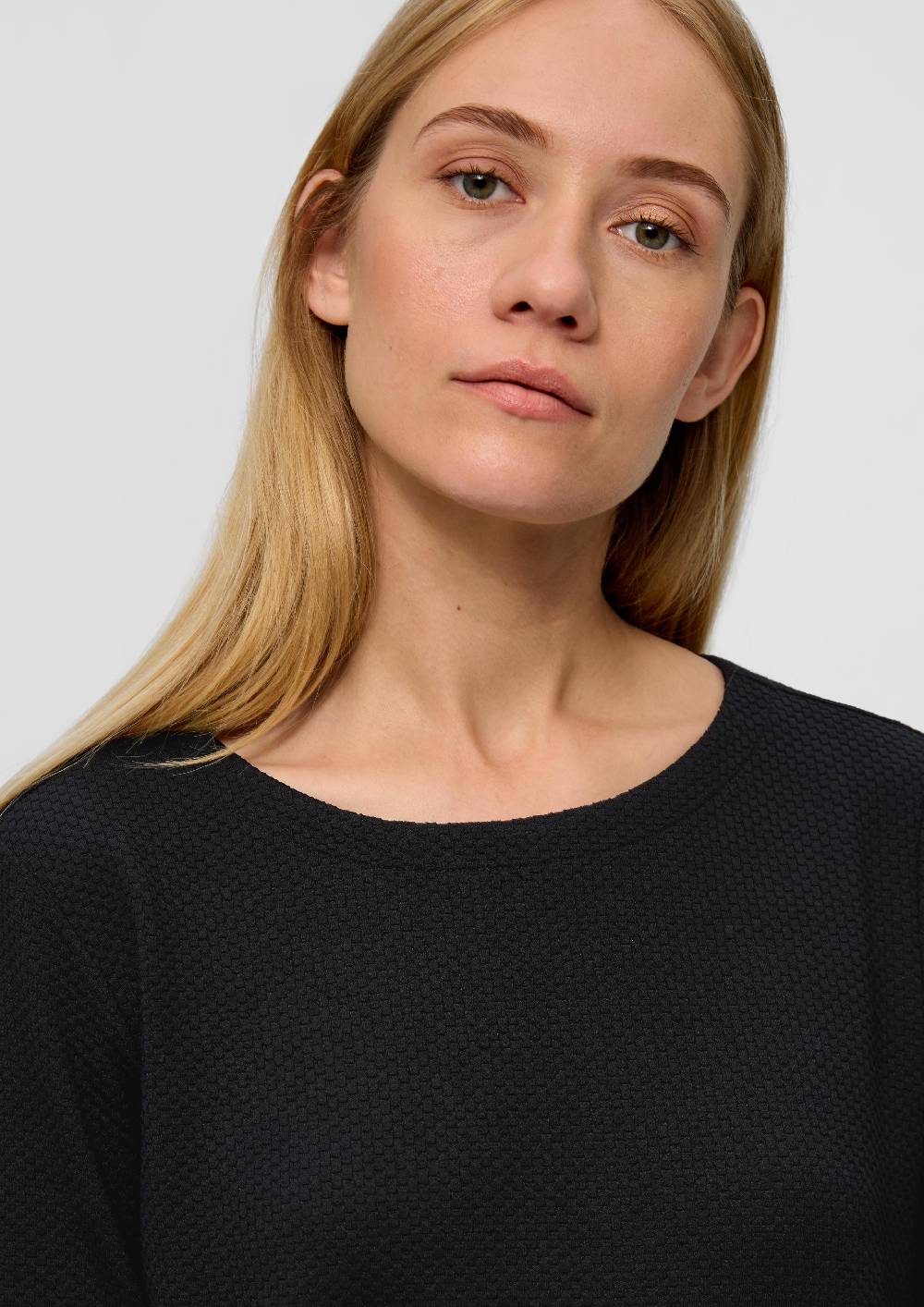 S.Oliver Midikleid Im Strukturmuster