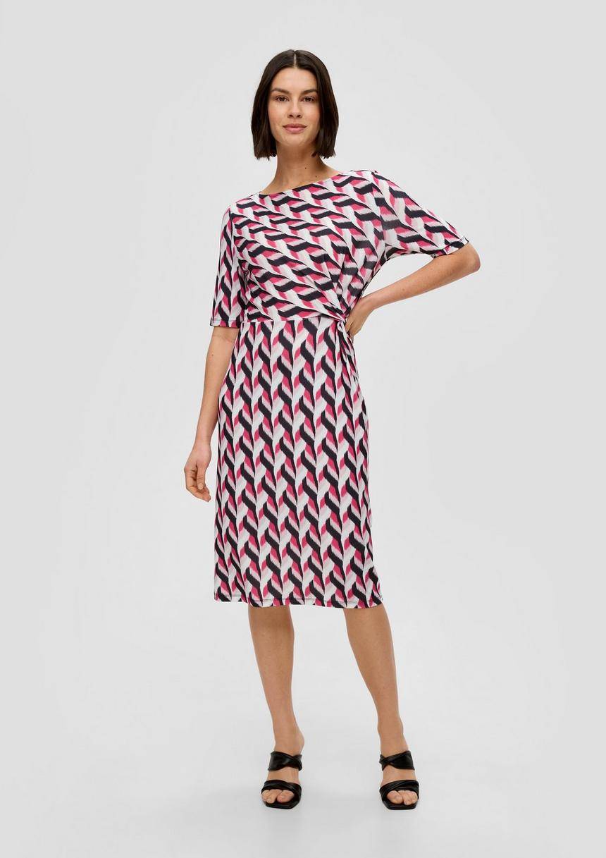 S.Oliver Midikleid Mit All-over-Print