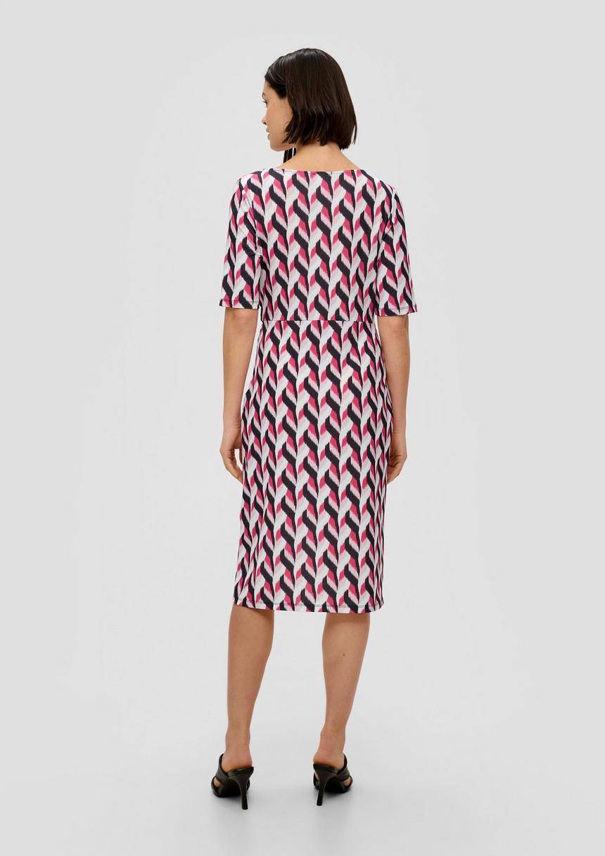 S.Oliver Midikleid Mit All-over-Print