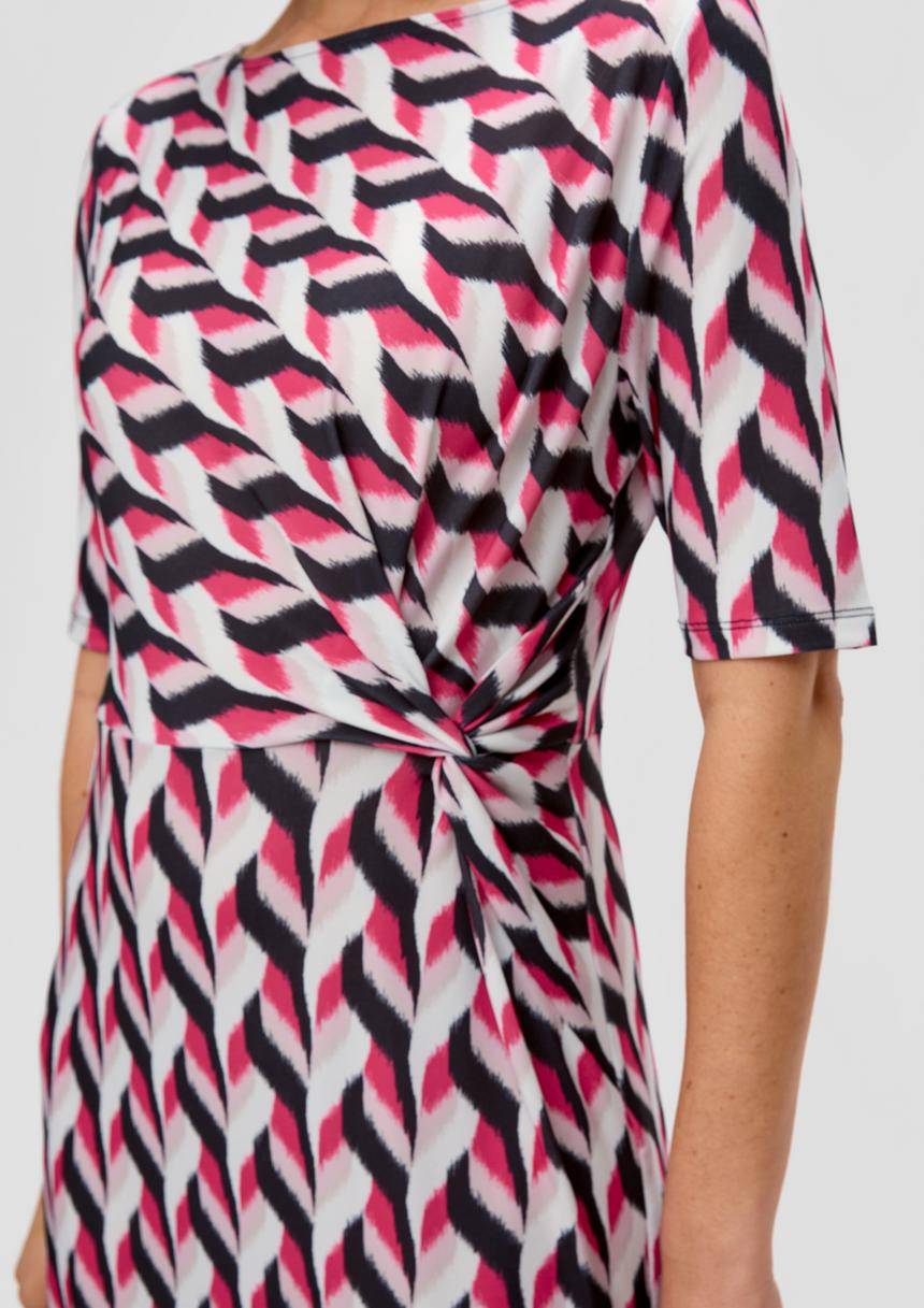 S.Oliver Midikleid Mit All-over-Print