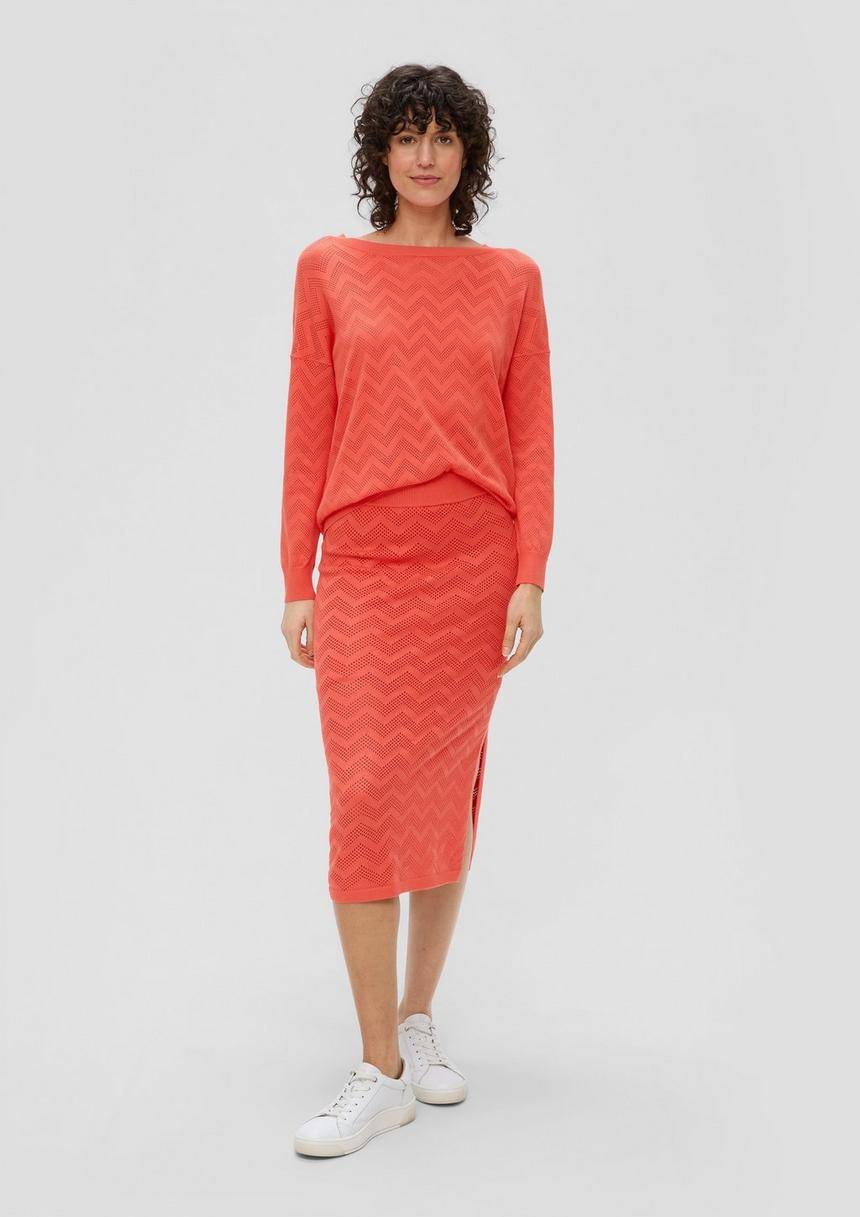 S.Oliver Midirock Mit Strickmuster