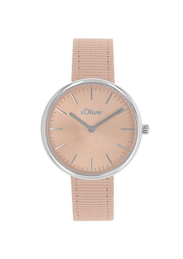 S.Oliver Moderne Uhr mit Textilarmband
