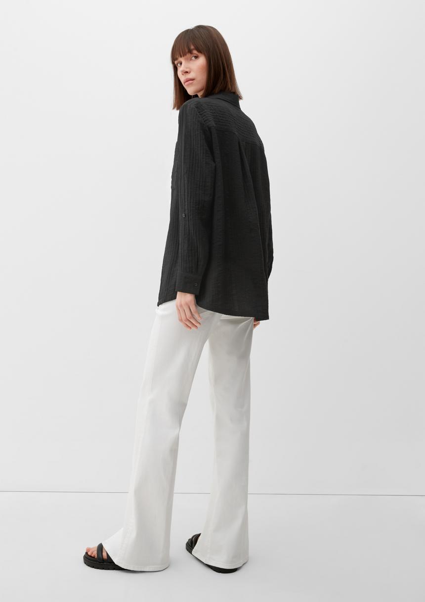 S.Oliver Musterbluse Aus Viskosemix