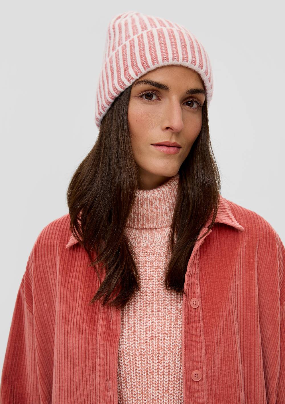 S.Oliver Mütze Aus Baumwollmix Mit Wolle