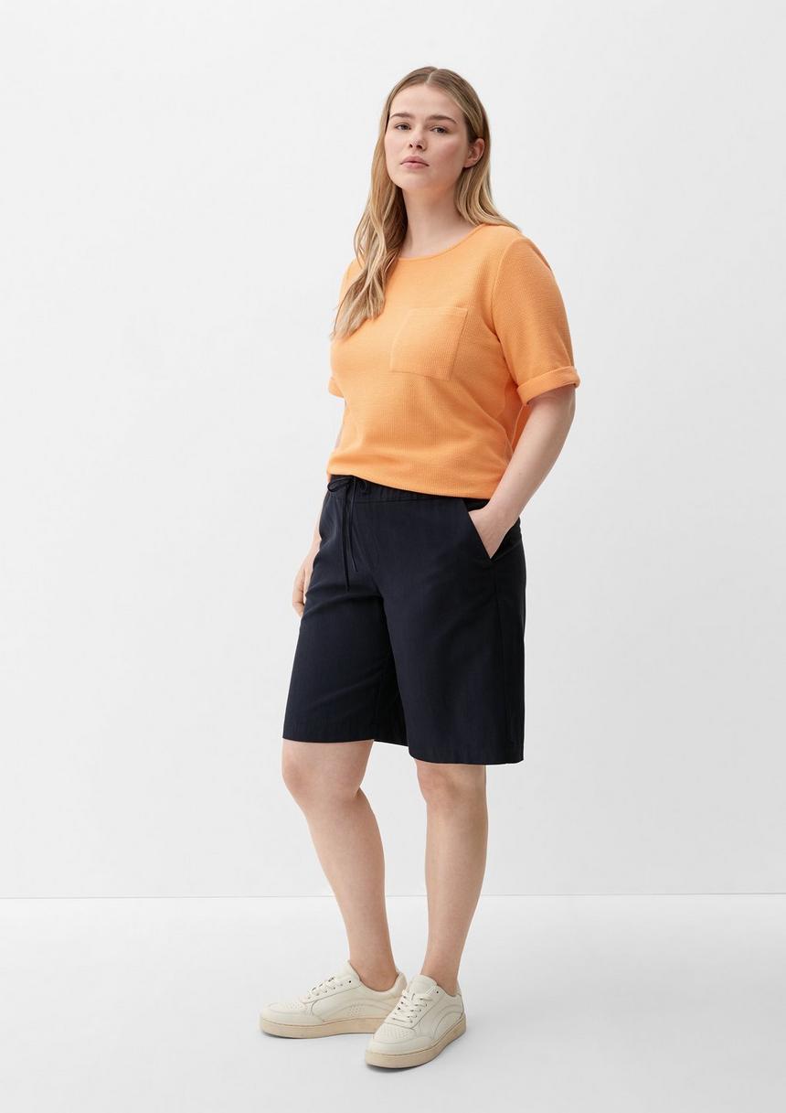 S.Oliver Non-stretch Bermudas Mit Tunnelzugbund