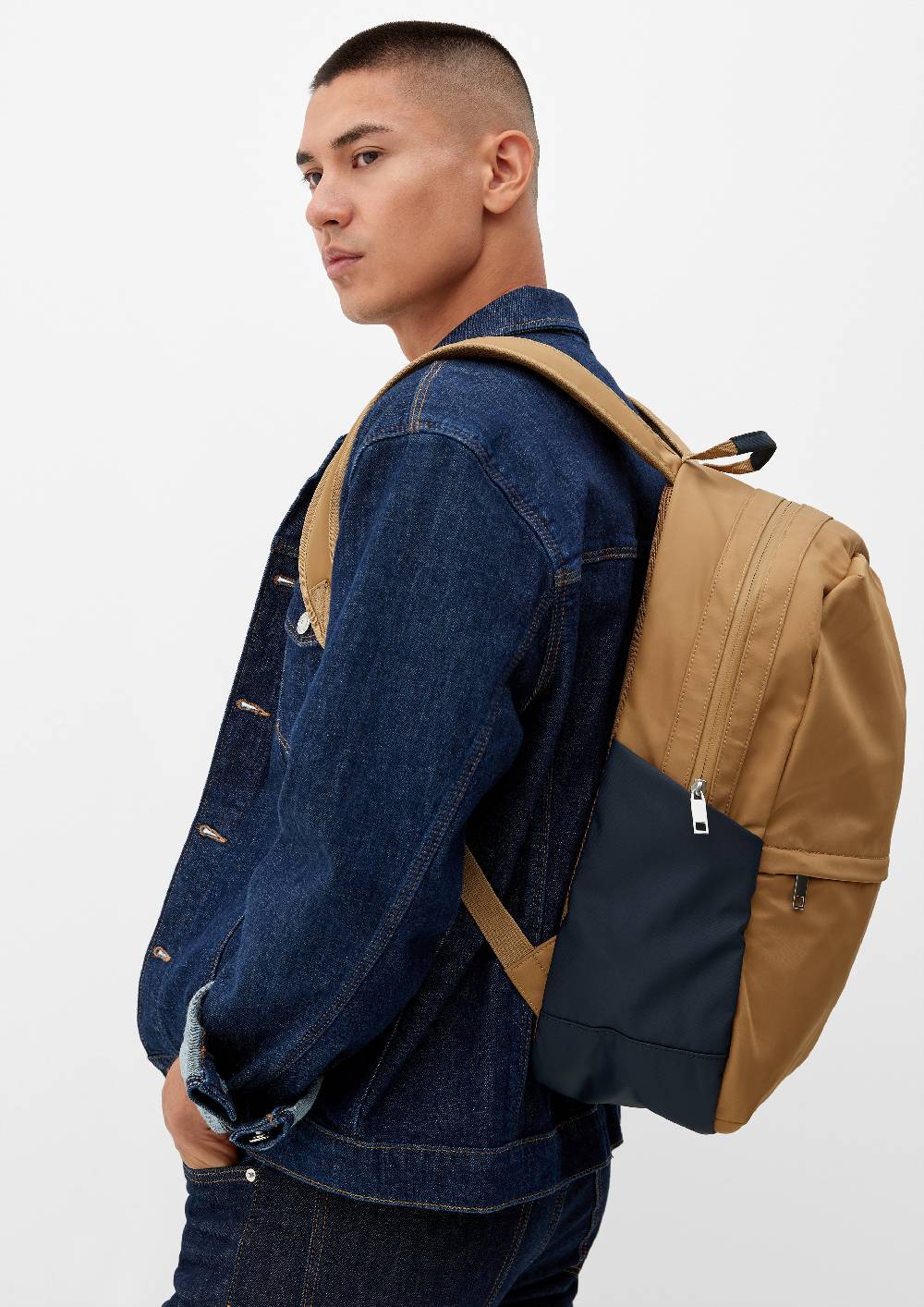 S.Oliver Nylon-Rucksack Mit Laptopfach