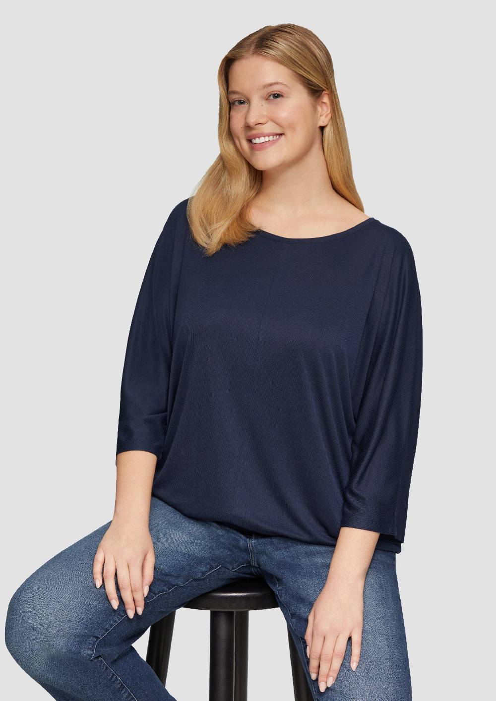 S.Oliver O-Shape-Shirt Mit Fledermausarm