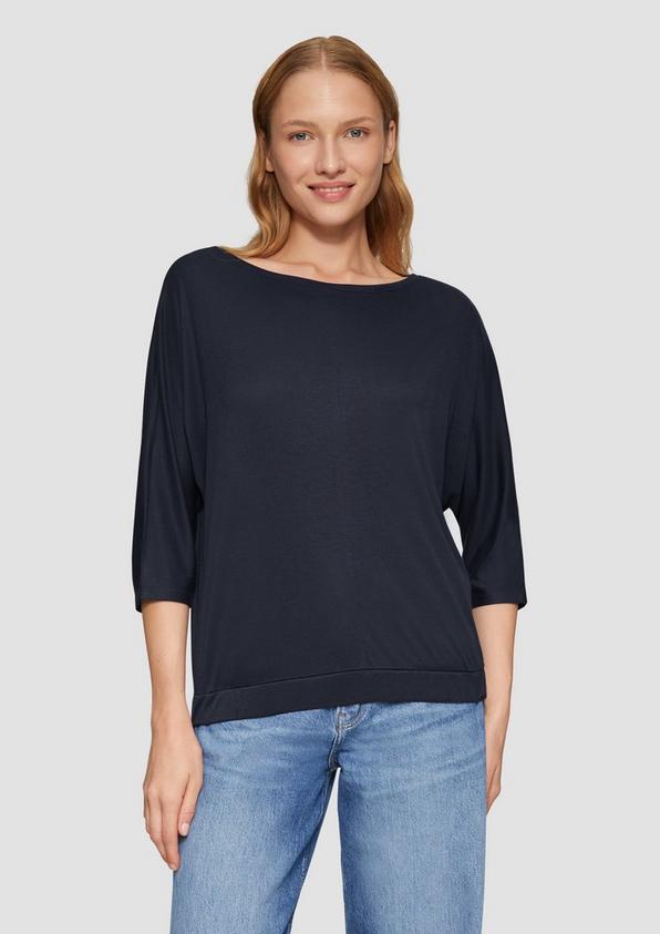 S.Oliver O-Shape-Shirt mit Fledermausarm
