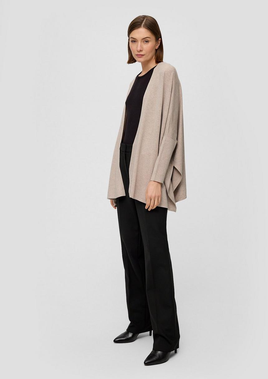 S.Oliver Offene Strickjacke Im Loose Fit