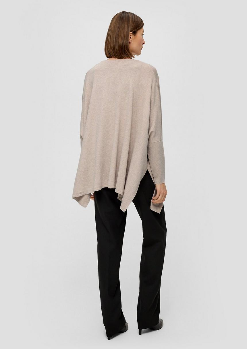 S.Oliver Offene Strickjacke Im Loose Fit