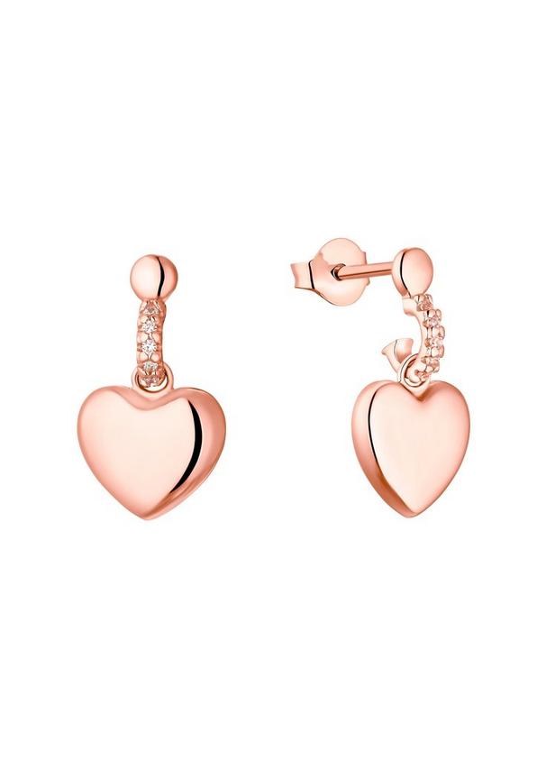 S.Oliver Ohrschmuck rosévergoldet aus Silber