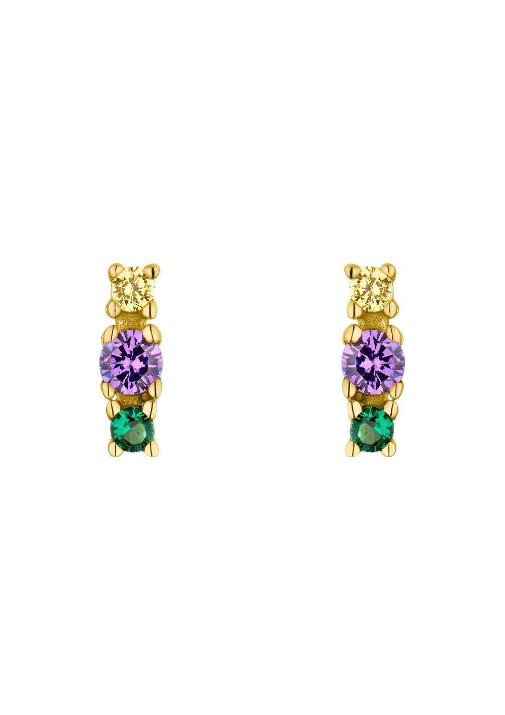 S.Oliver Ohrstecker Im Rainbow-Look