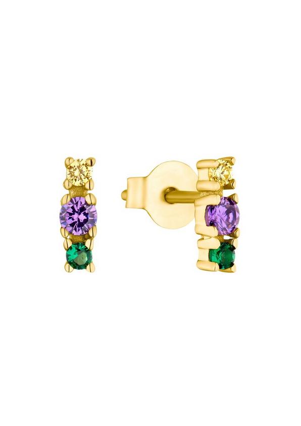 S.Oliver Ohrstecker im Rainbow-Look