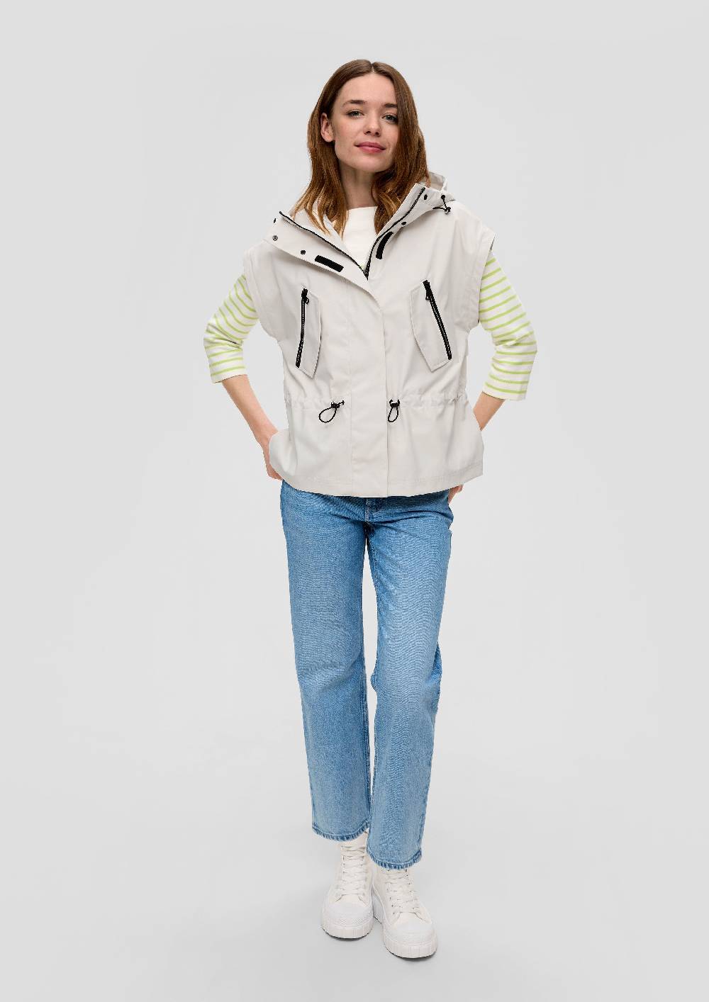 S.Oliver Outdoor-Jacke Mit Abnehmbaren Ärmeln