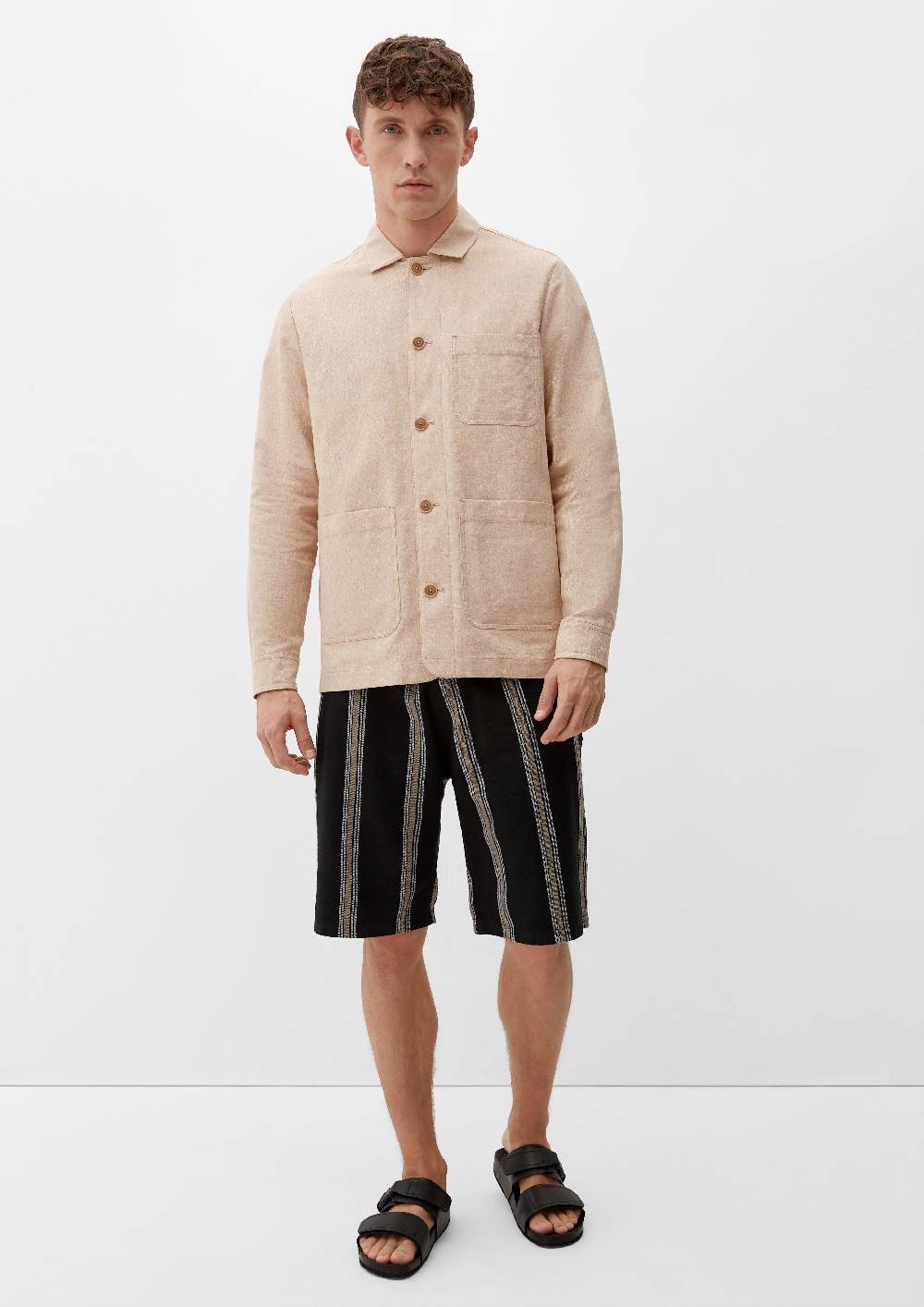 S.Oliver Overshirt Aus Leinenmix