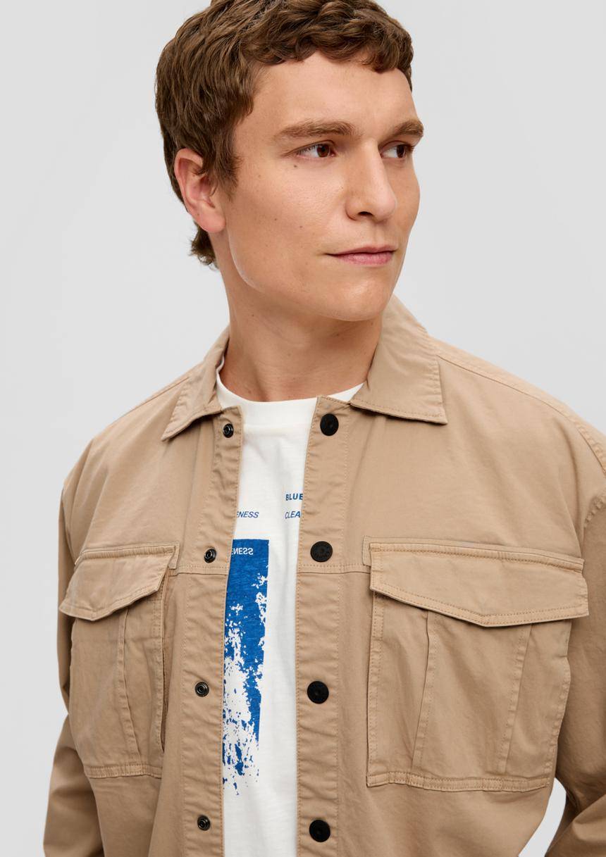 S.Oliver Overshirt Aus Twill