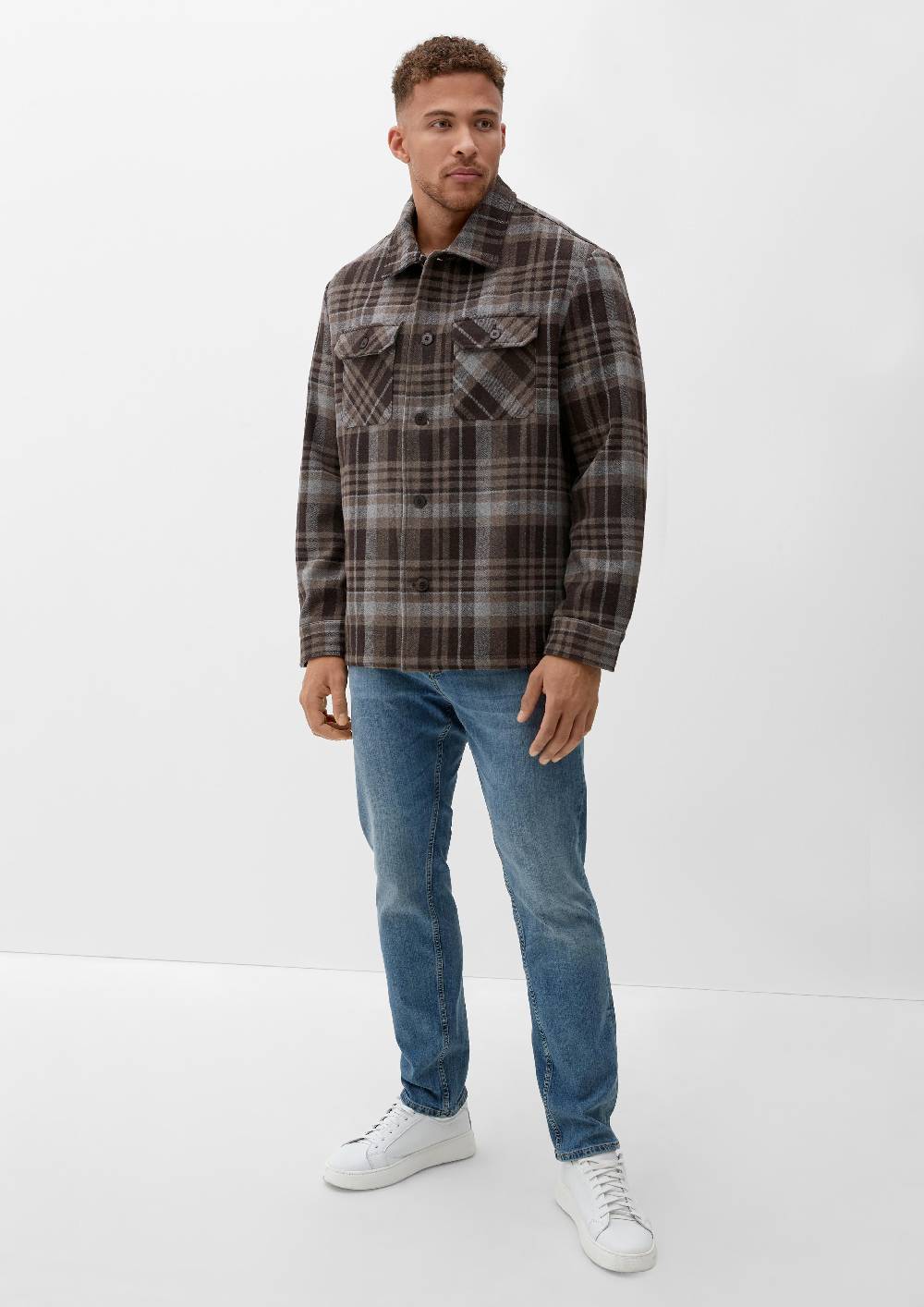 S.Oliver Overshirt Aus Wollmix