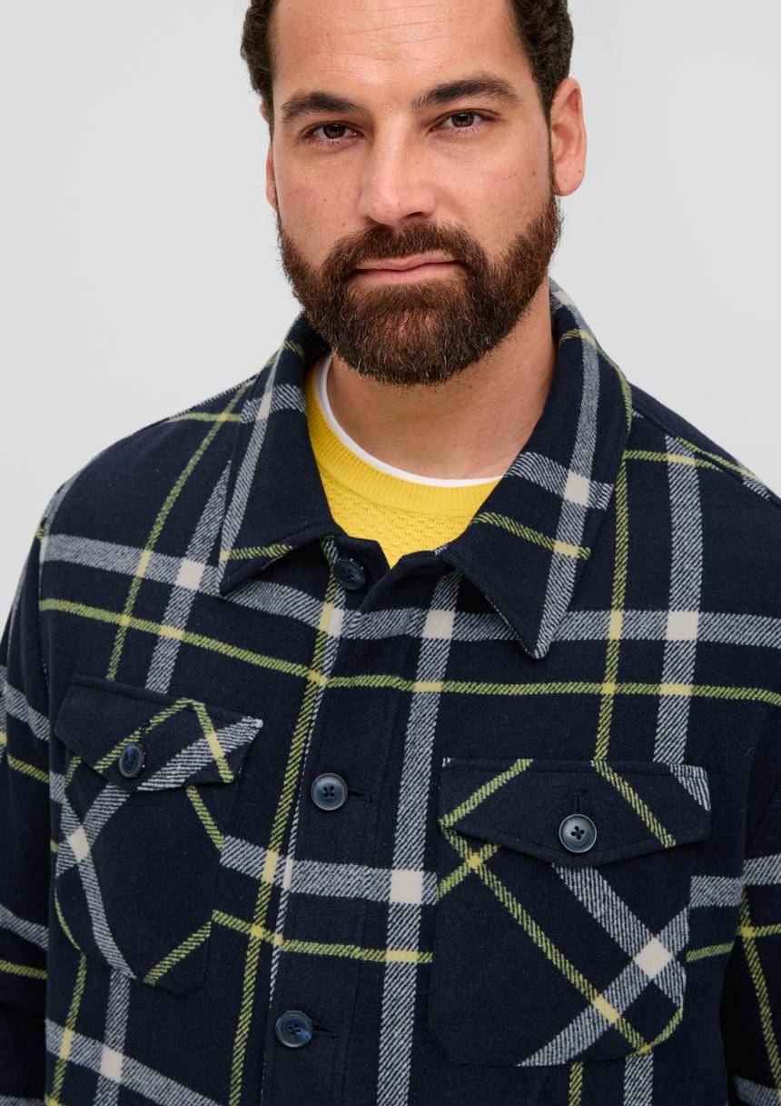 S.Oliver Overshirt In Flanell-Qualität