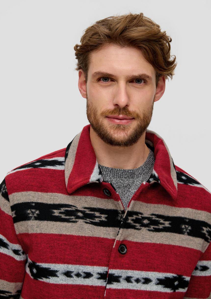 S.Oliver Overshirt In Woll-Optik