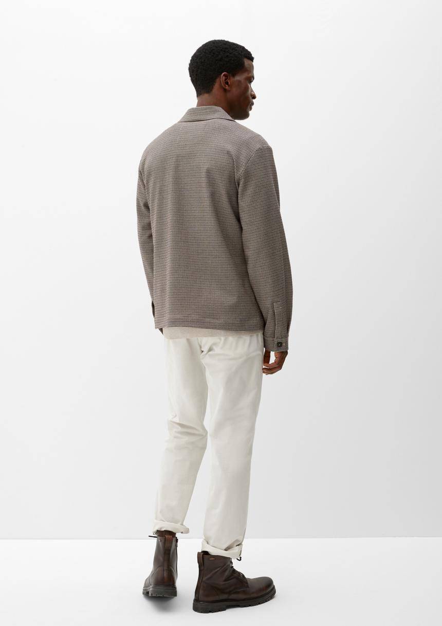 S.Oliver Overshirt Mit Hahnentrittmuster
