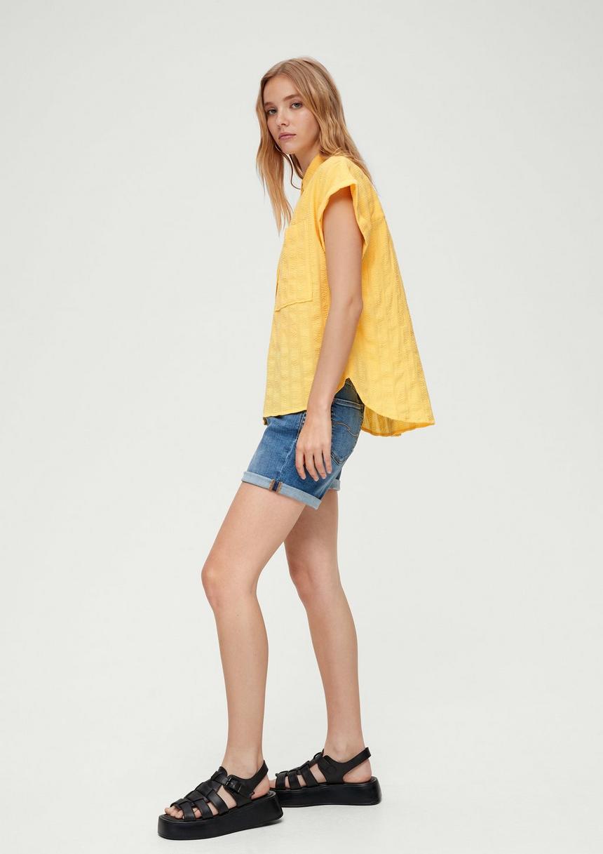 S.Oliver Oversize-Bluse Aus Baumwolle