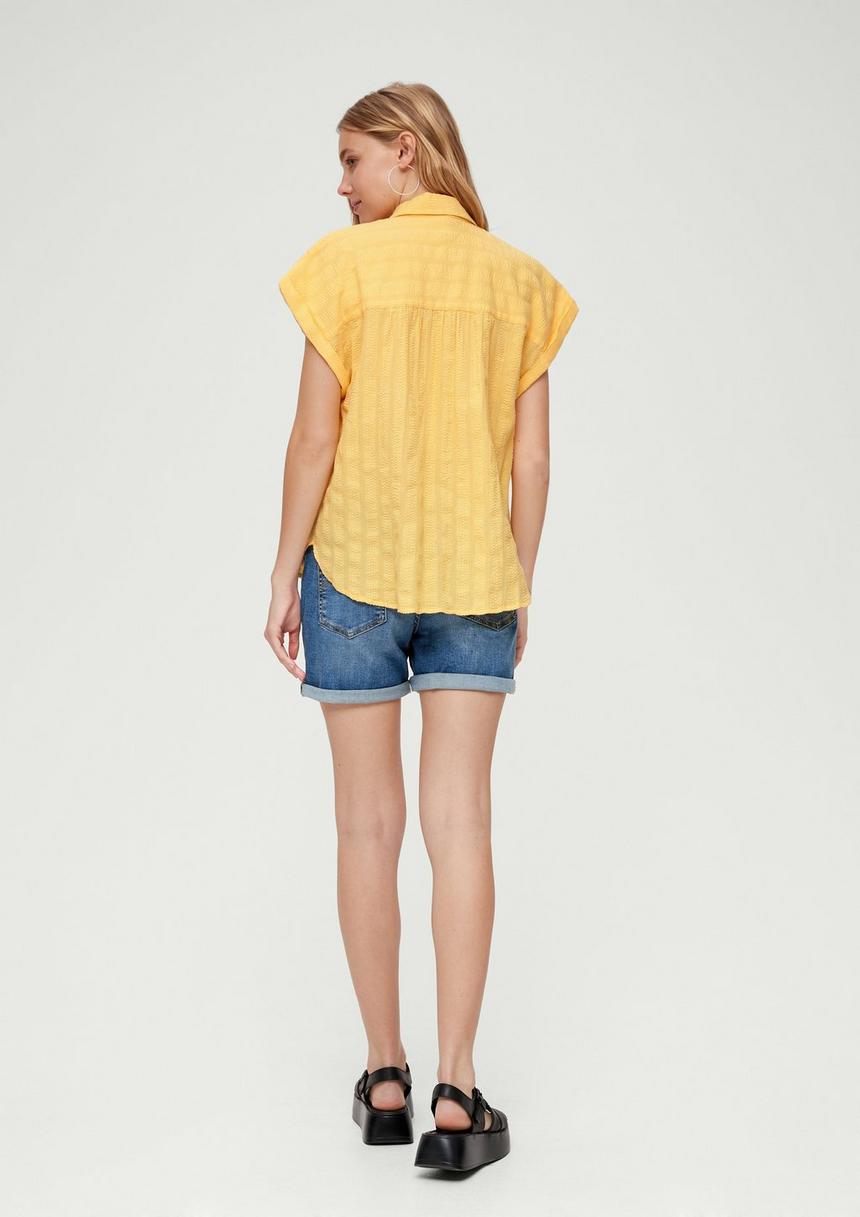 S.Oliver Oversize-Bluse Aus Baumwolle